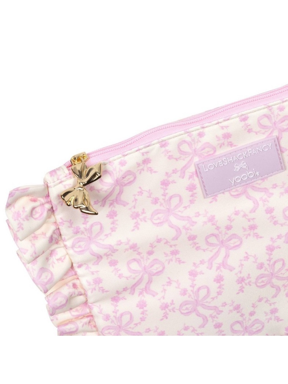 LoveShackFancy × Target - Yoobi
Coquette Bow Flat Zip Pencil Case with Ruffles - Picture 2 of 7
